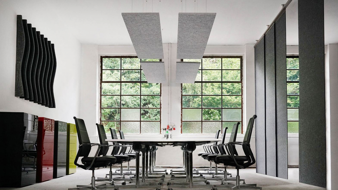 Online Shop für hochwertige Design Raumgestaltung - Schallschutz Büro